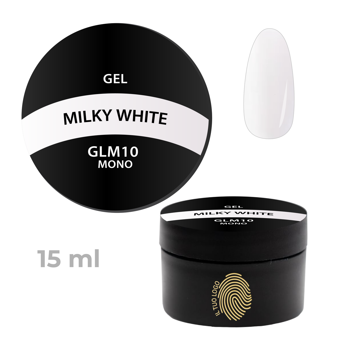 Gel Monofasico Milky White