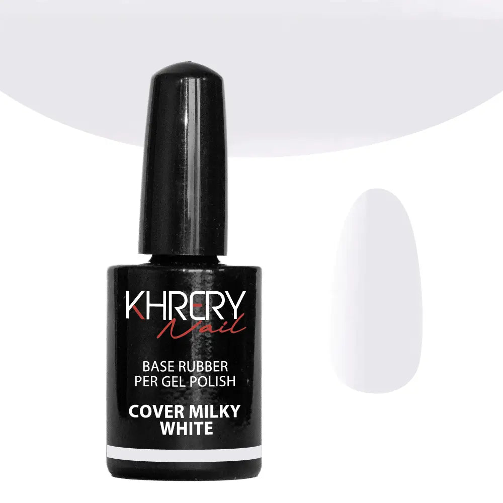 Base Rubber Cover Milky White per Gel Polish