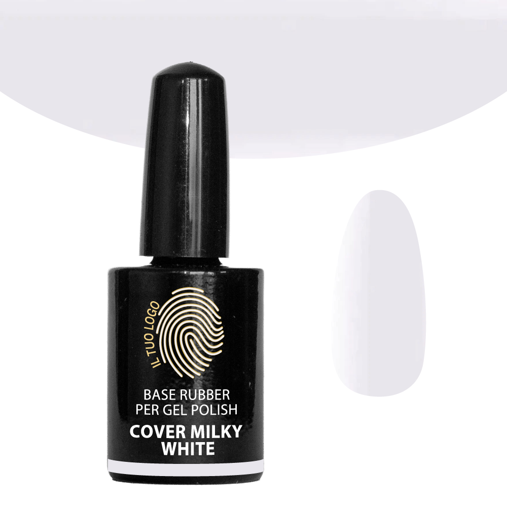 Base Rubber Cover Milky White per Gel Polish